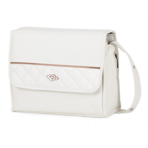 Bebecar Prive Changing Bag Carre - White Rose (261) 